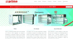 Desktop Screenshot of primeaircon.com